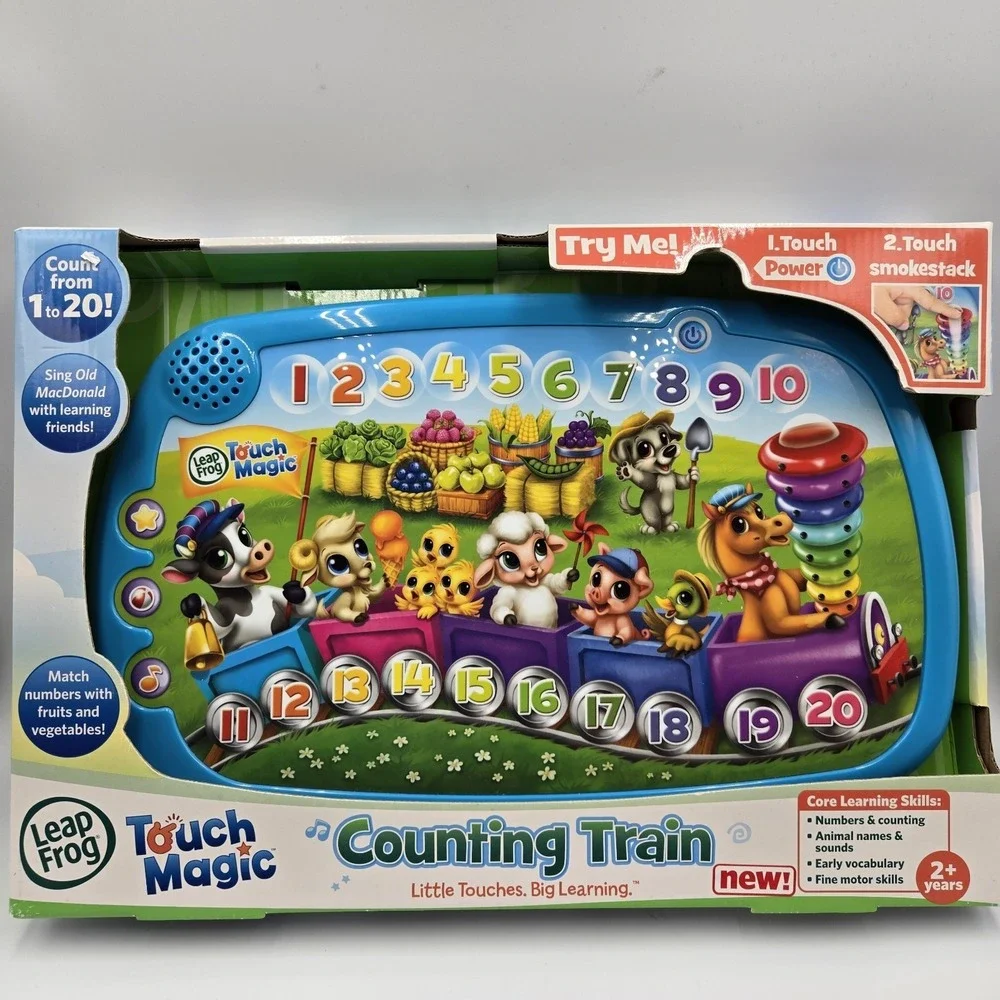 New LeapFrog Magic Touch‎ Counting Train Interactive Learning Toy Leap Frog VTG